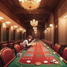 Jackpot ဆုကြီးများပါဝင်သော Progressive Slots ဂိမ်းကစားနေပုံ